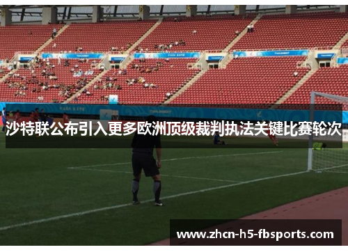 沙特联公布引入更多欧洲顶级裁判执法关键比赛轮次 沙特联公布引入更多欧洲顶级裁判执法关键比赛轮次